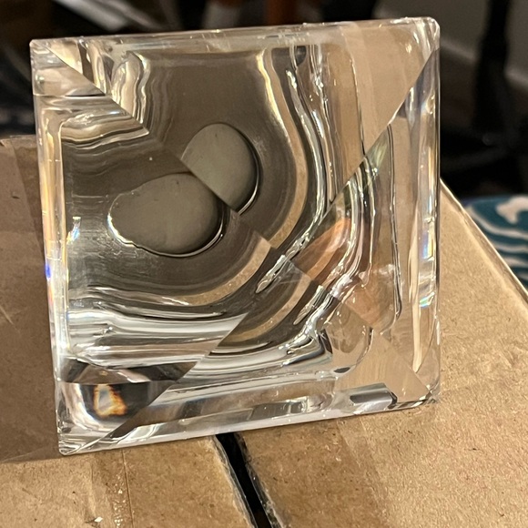 POTTERY BARN PB Standard square glass finials x 2 NEW in box - Picture 14 of 15